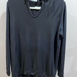 Lou & Grey Black Hoodie Sweatshirt